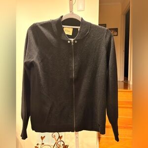 Elie Tahari Black Knit Cardigan size XS